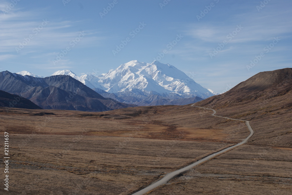 Mt. McKinley im Denali Nationalpark Alaska USA