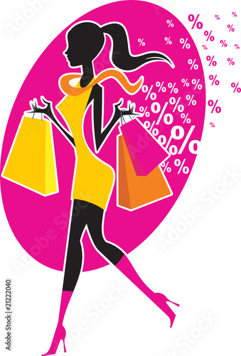 Shopping girl