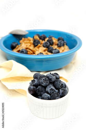 Blueberries And Cereal