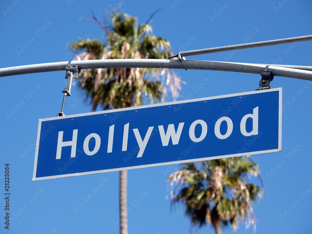 Obraz premium Hollywood Blvd Sign