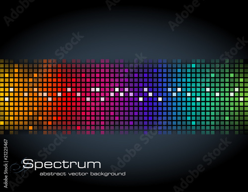 abstract rainbow-colored mosaic background