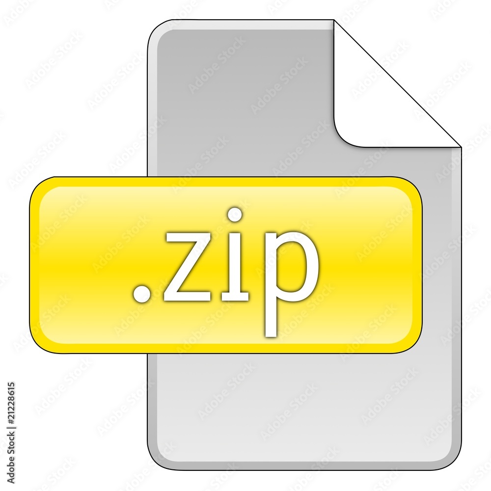 ZIP-Datei Icon - obrazy, fototapety, plakaty 