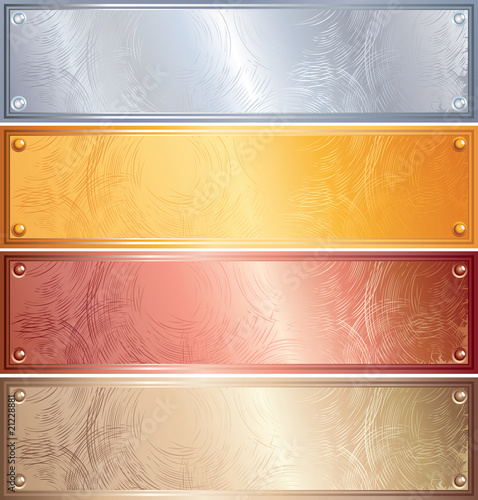 metallic plates rivets, golden,silver,bronze,copper