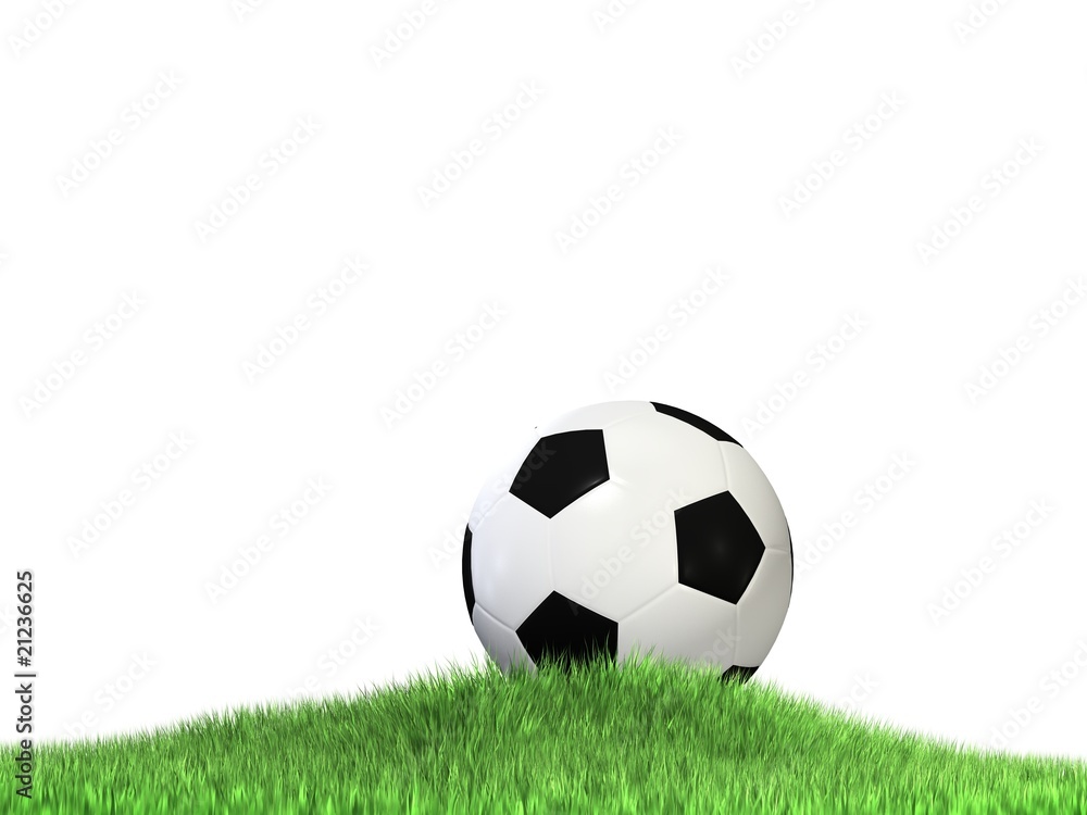 Fototapeta premium fussball 3d