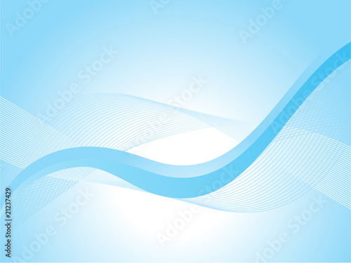 a blue colour based abstract wave background