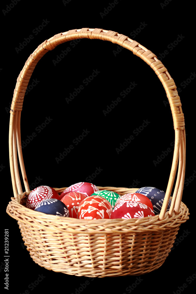 Colorful Easter eggs