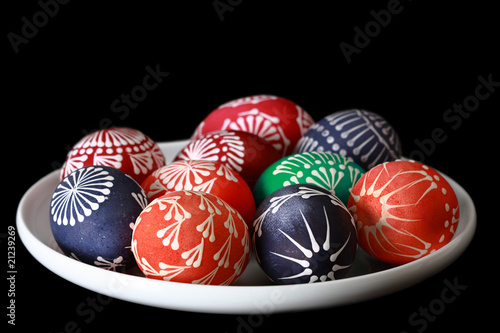 Colorful Easter eggs