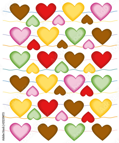 i cuori colorati
