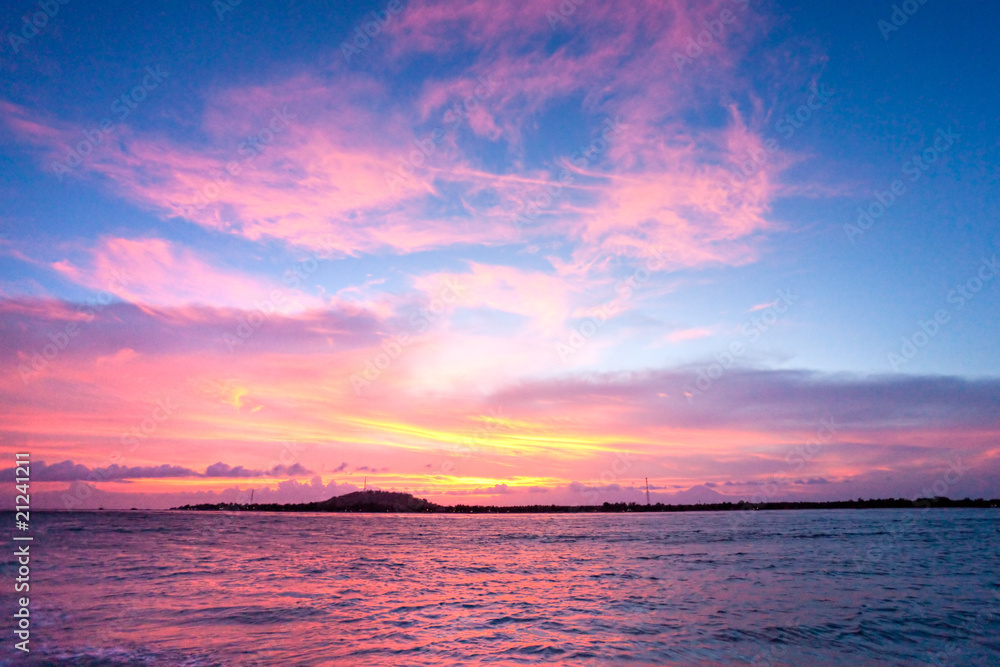 Obraz premium Beautiful sea at Gili Meno, Indonesia.