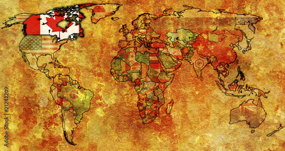 Naklejka premium canada