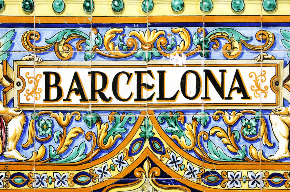 Obraz premium znak barcelony