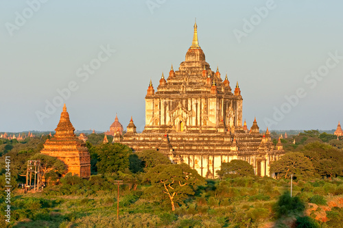 Bagan at Sunset  Myanmar.