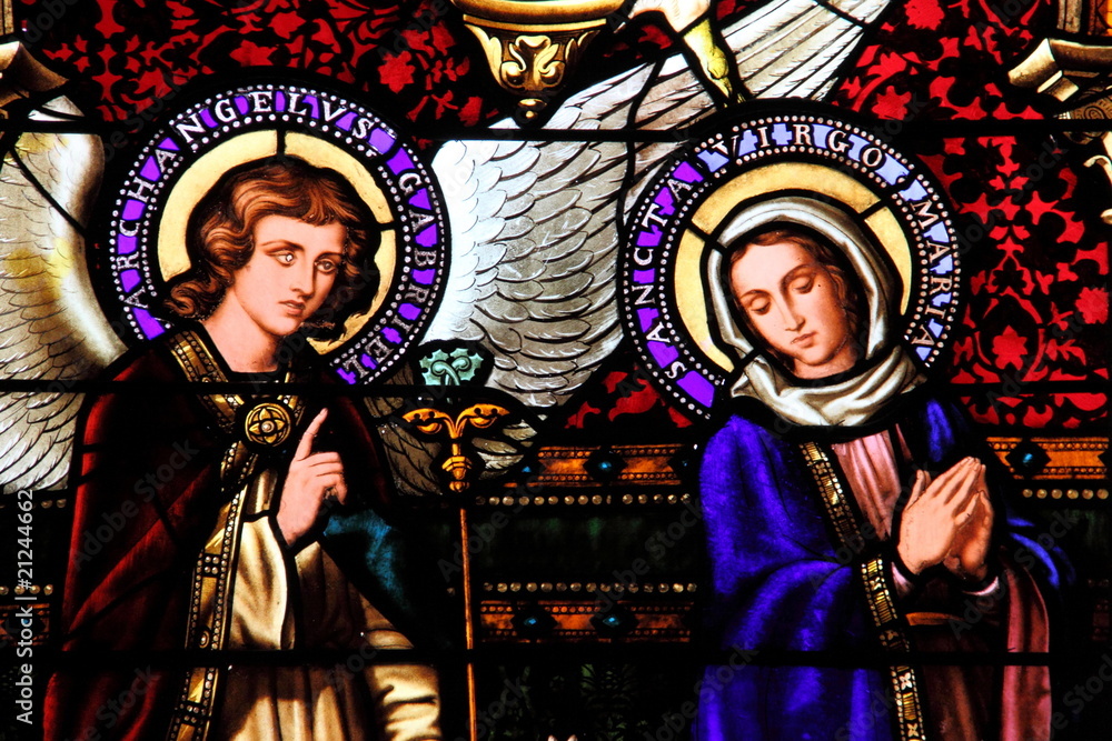 Vierge Marie et Archange Gabriel