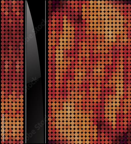 Dot round abstract vector background