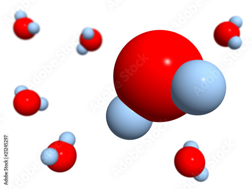 The isolated 3D models of water