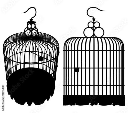 Bird Cage Vector 01