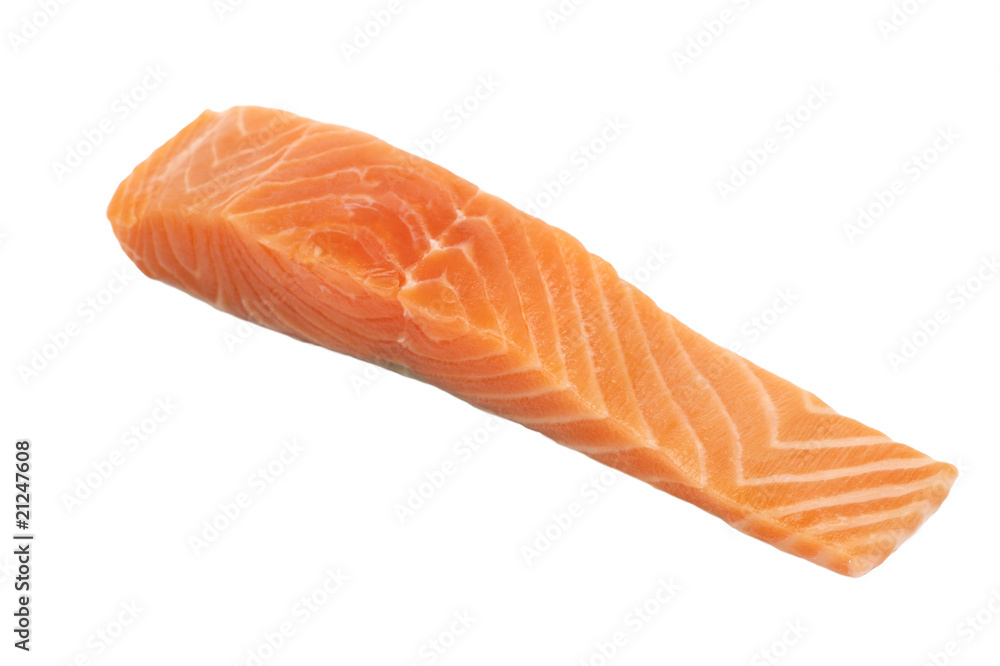 Raw salmon fillet Raw salmon fillet