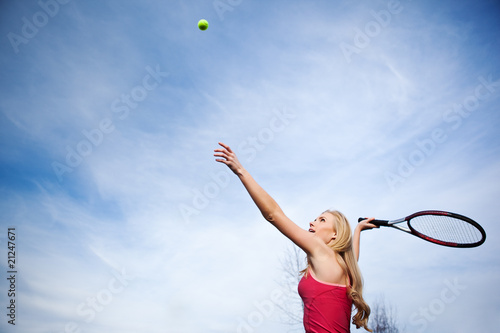 Tennis player © arekmalang