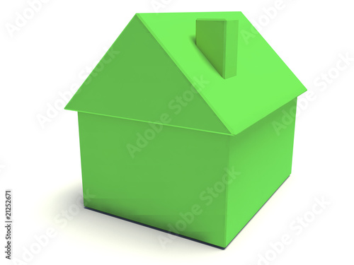 Fotografie Simple Green House