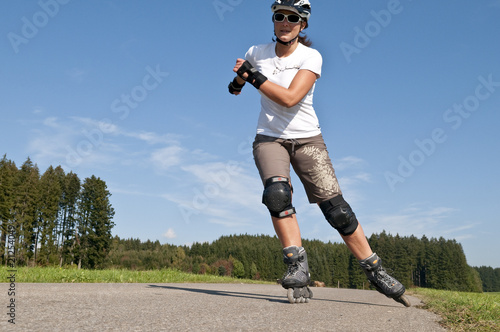 Obraz na płótnie Inline-Skaterin