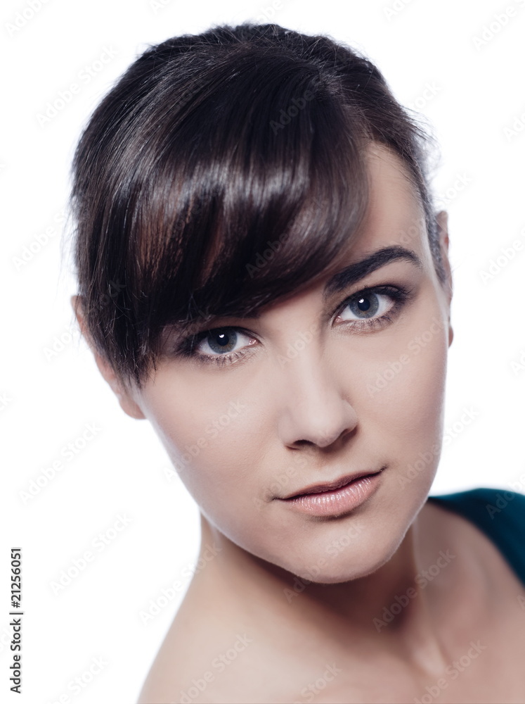 cute green eyes woman