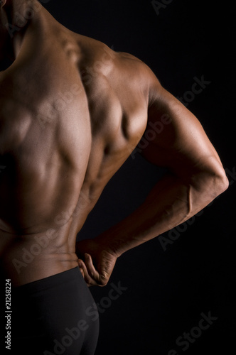 The male back.
