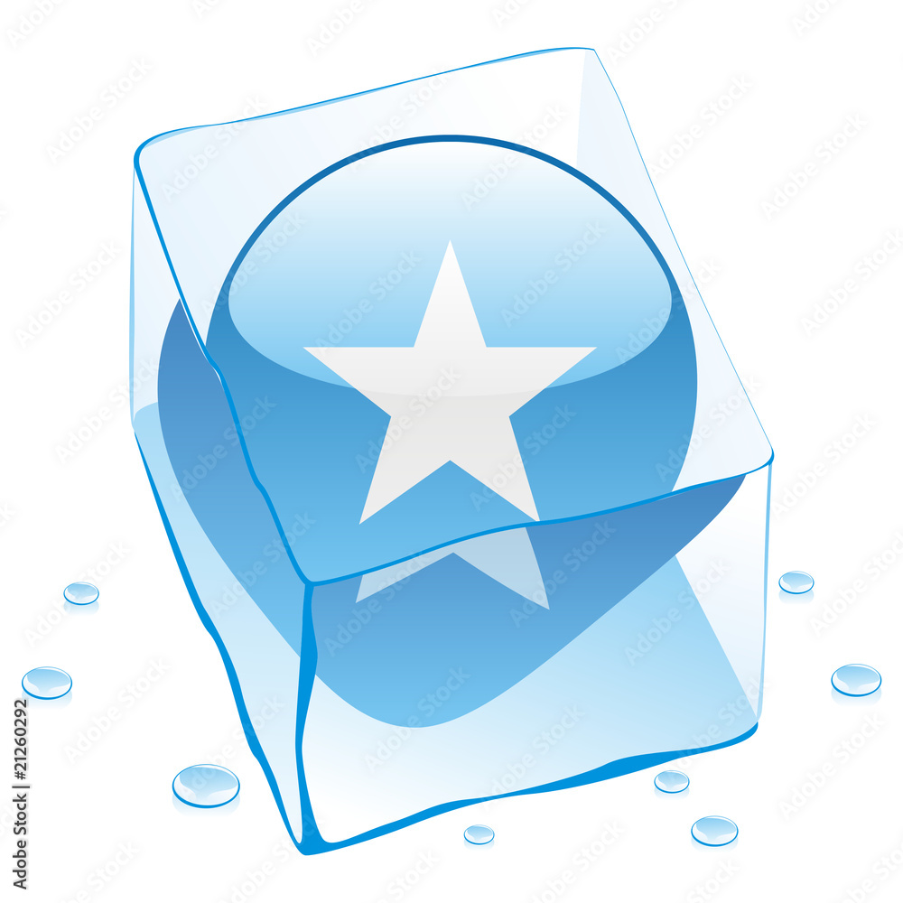 vector of somalia button flag frozen in ice cube vector of somalia button flag frozen in ice cube