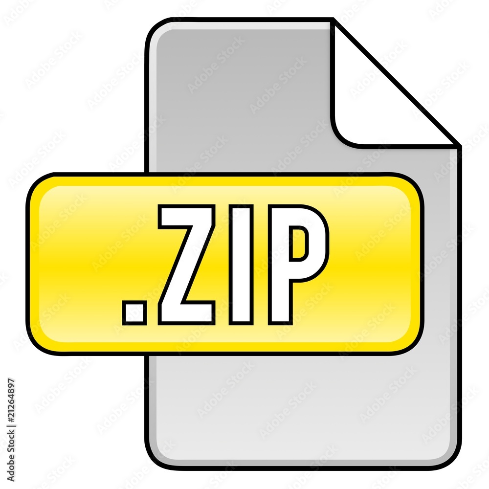 Icon ZIP-Datei - obrazy, fototapety, plakaty 
