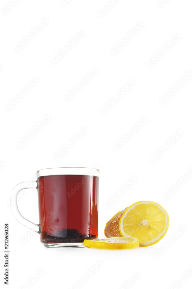 cup of tea and lemon cup of tea and lemon
