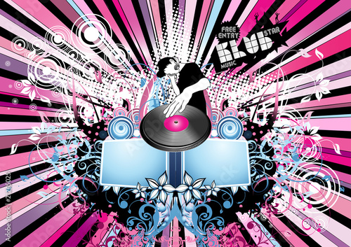 Partyflyer Vorlage Dj