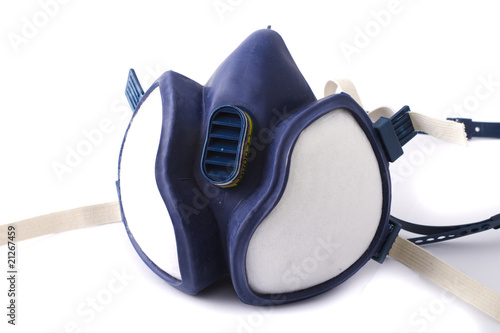 Gas mask of protection against the chemical weapon and excited e