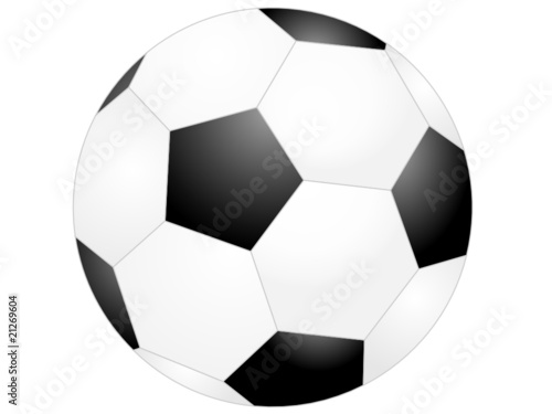 Fußball Vektorgrafik