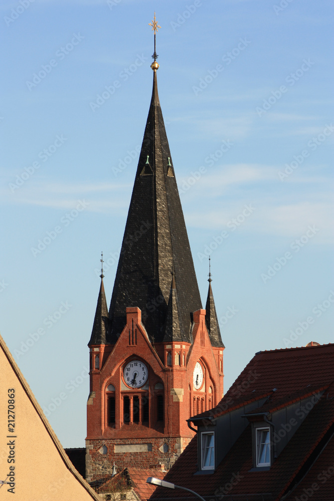 Obraz premium Kirche Sankt Albanus in Schkeuditz
