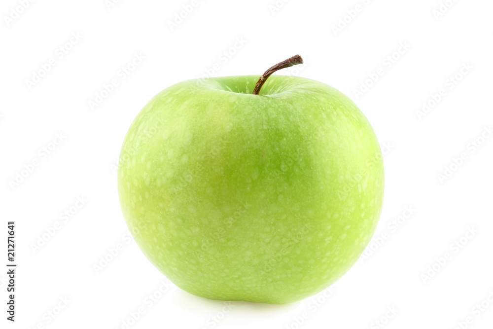 green apple isolated