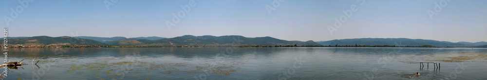 XXXXL panoramic image of River Danube