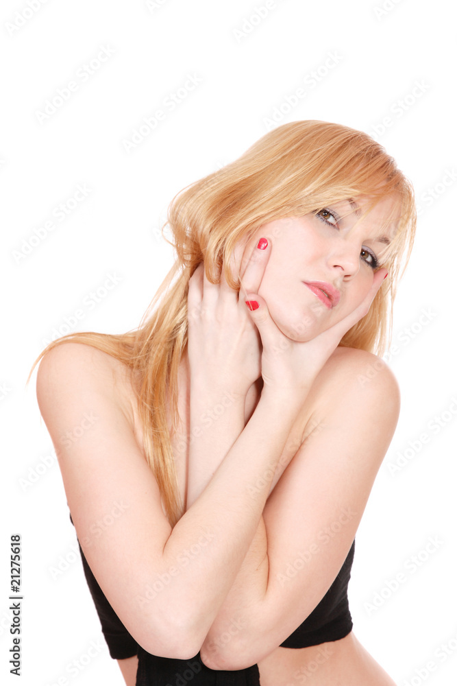 Portrait of a fresh and lovely woman Portrait of a fresh and lovely woman
