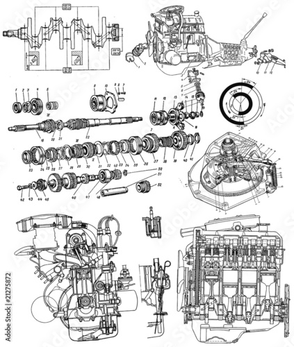 technical drawing background 6