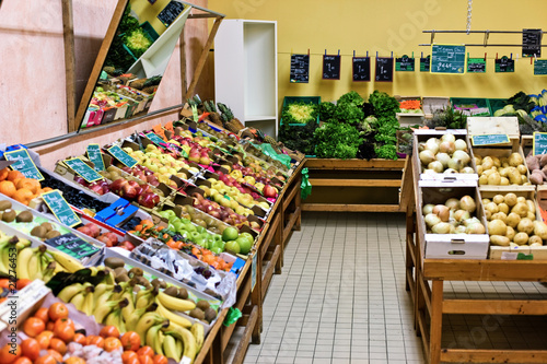 Slika na platnu Fruit and vegetable store