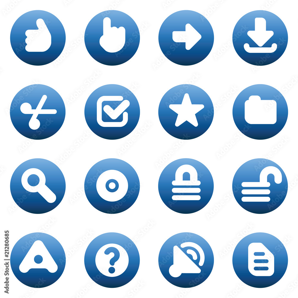 Buttons for Internet