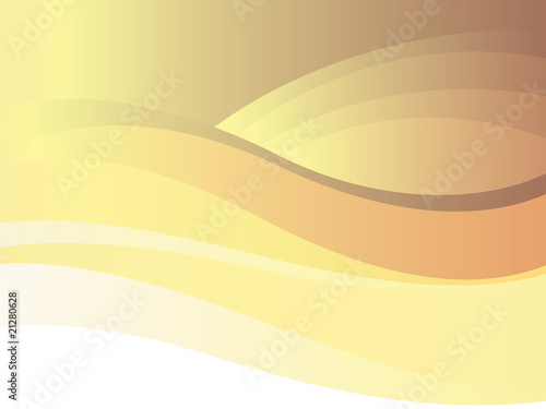 Background of gold wave
