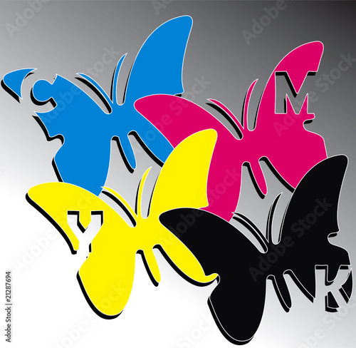 Farfalle cmyk