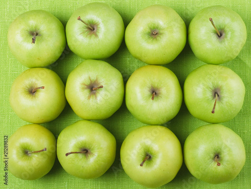 Green apples..