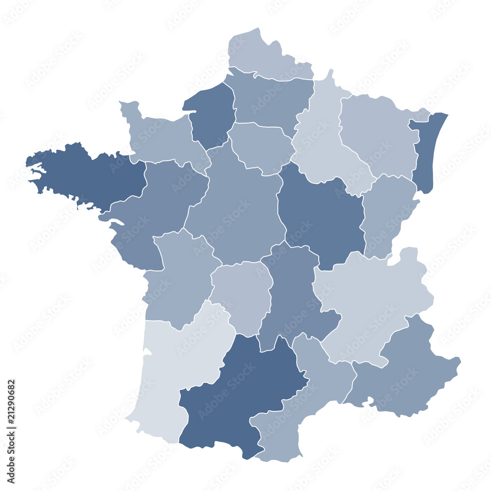 Frankreich Karte