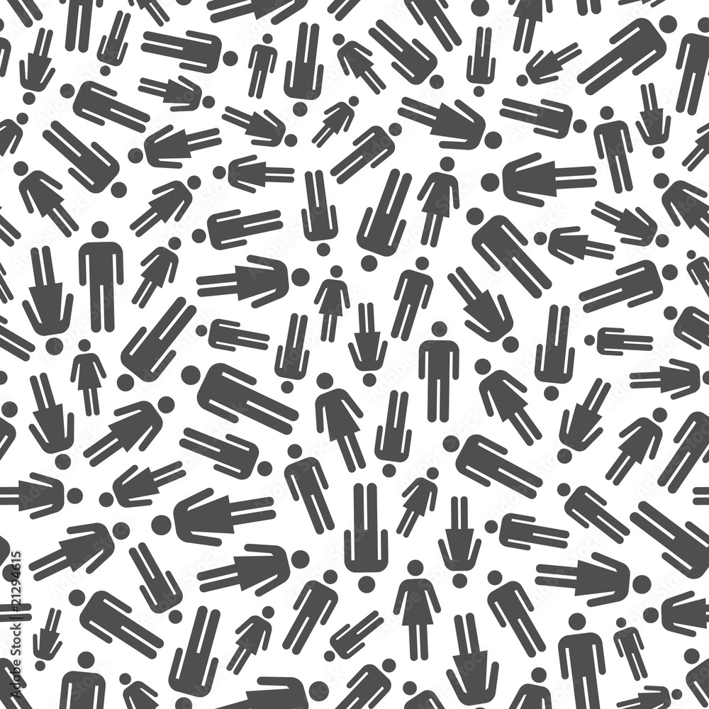 Seamless pattern with men and women symbol. Seamless pattern with men and women symbol.