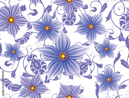 Seamless floral background