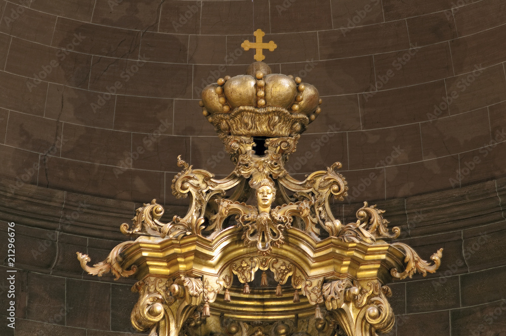 Detail des Altares des Kaiserdom in Worms