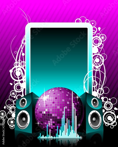 vector illustration for musical theme
