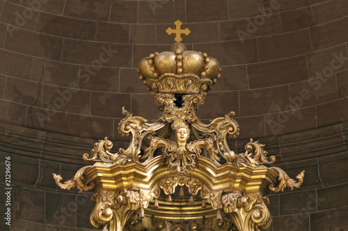 Detail des Altares des Kaiserdom in Worms
