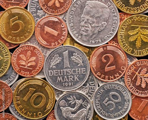 Deutsche Mark und Pfennige - Old German Currency