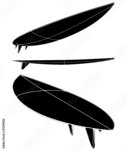 Surf Board Vector 01